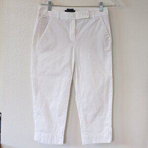 Talbot's The Perfect Skimmer cropped Pants in White Size 2P